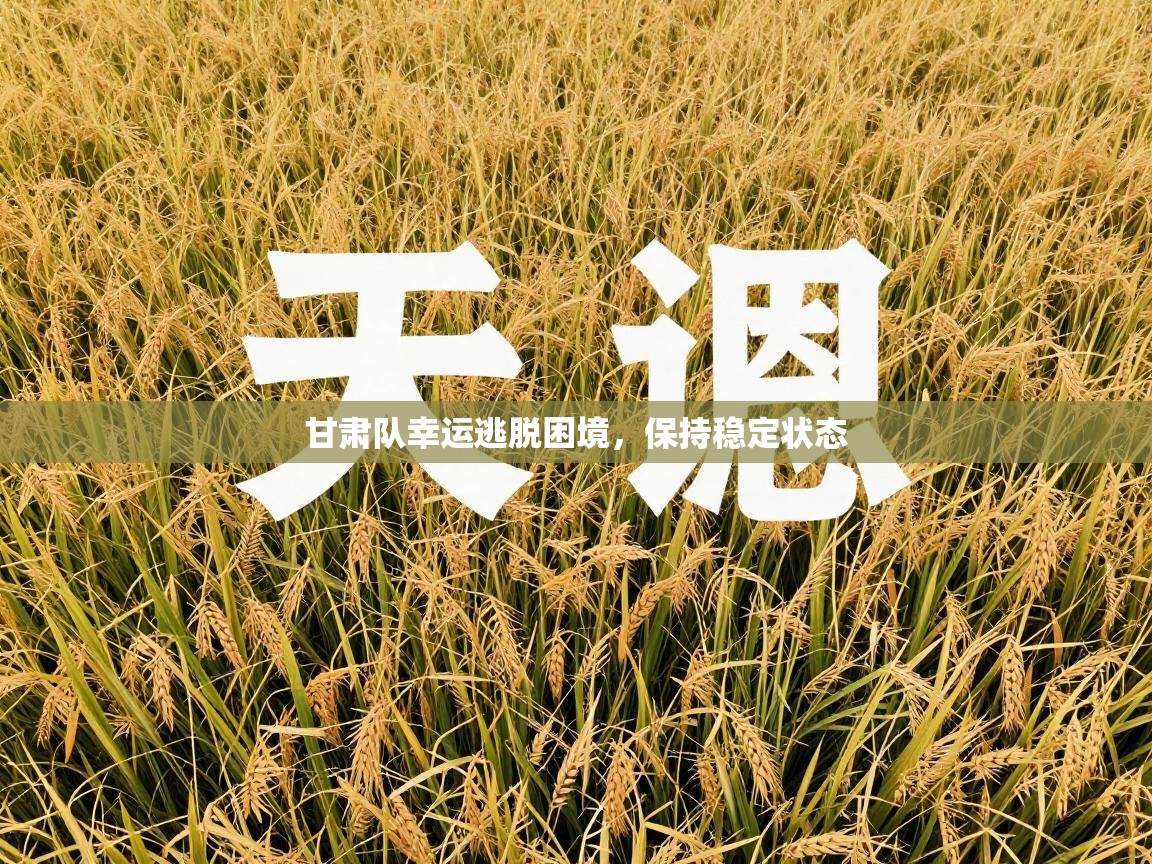 甘肃队幸运逃脱困境，保持稳定状态